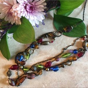 Lia Sophia long beaded necklace